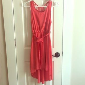 Coral dress